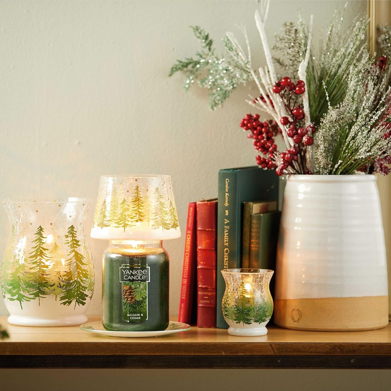 image:imageYankee Candle Sparkling Cinnamon Scented Classic 22oz Large Jar Single Wick Candle Over 110 Hours of Burn TimeBalsam Cedar