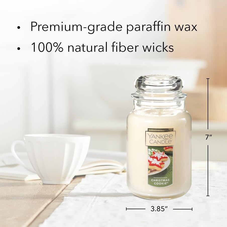 image:imageYankee Candle Sparkling Cinnamon Scented Classic 22oz Large Jar Single Wick Candle Over 110 Hours of Burn TimeChristmas Cookie