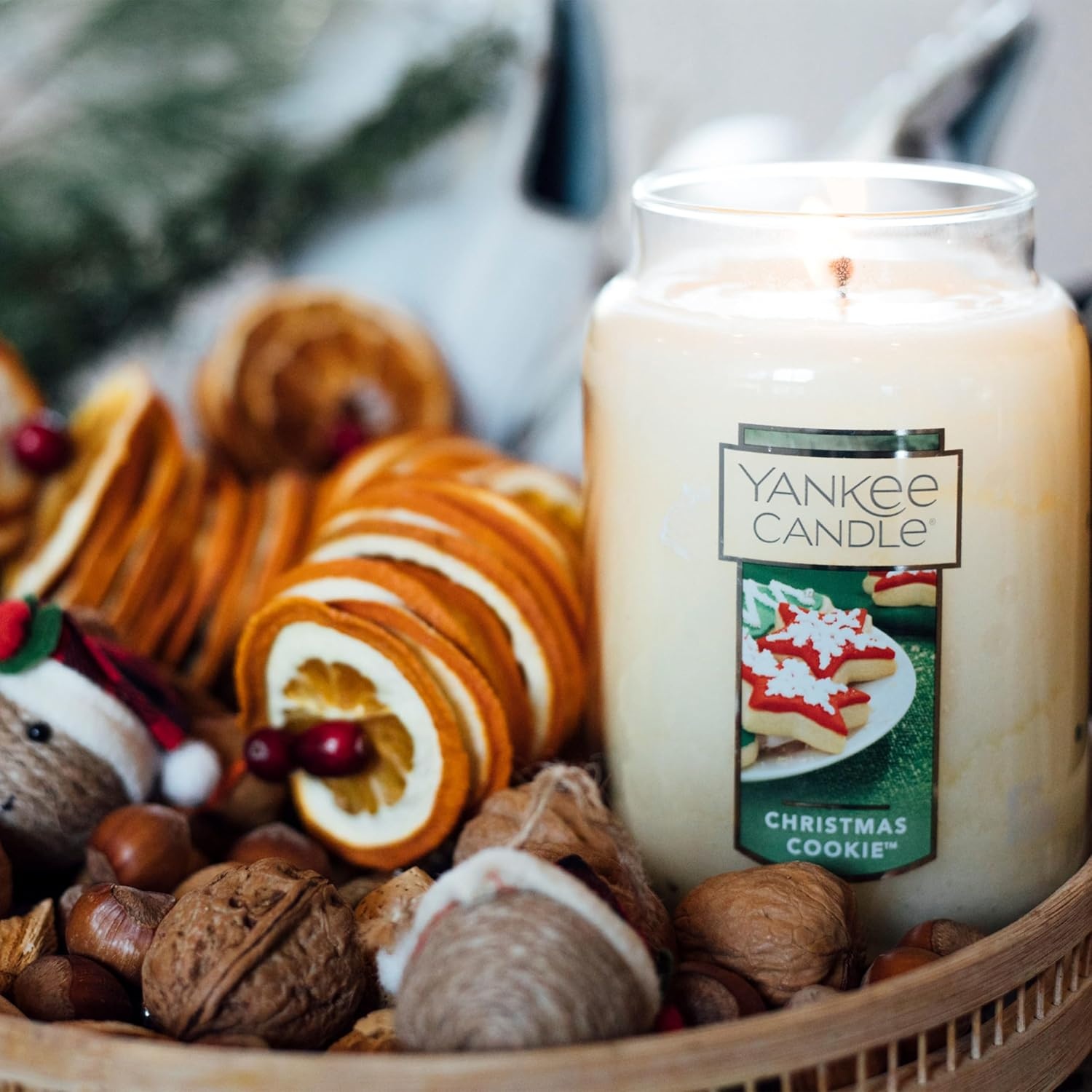 image:imageYankee Candle Sparkling Cinnamon Scented Classic 22oz Large Jar Single Wick Candle Over 110 Hours of Burn TimeChristmas Cookie