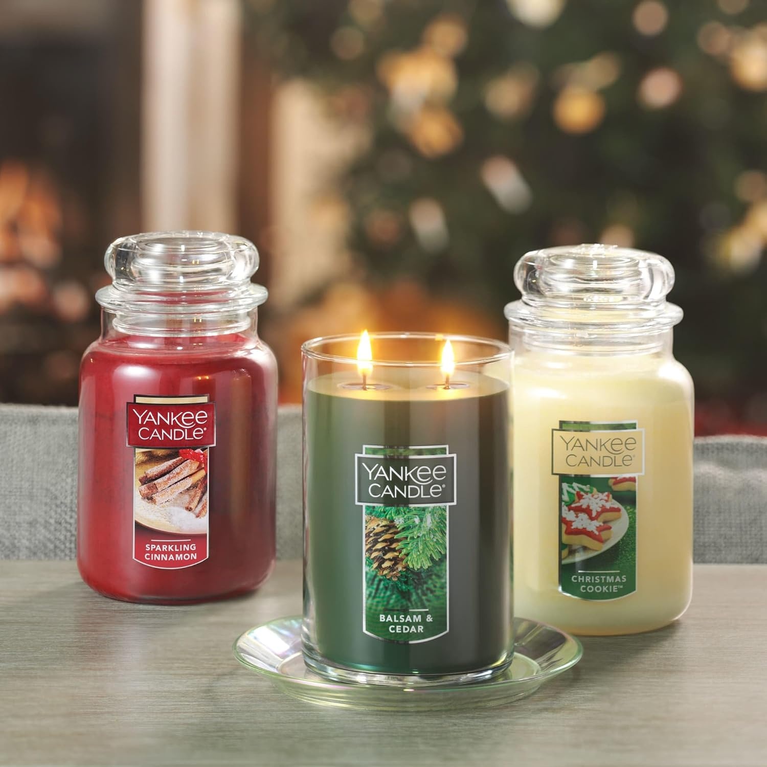 image:imageYankee Candle Sparkling Cinnamon Scented Classic 22oz Large Jar Single Wick Candle Over 110 Hours of Burn TimeSparkling Cinnamon