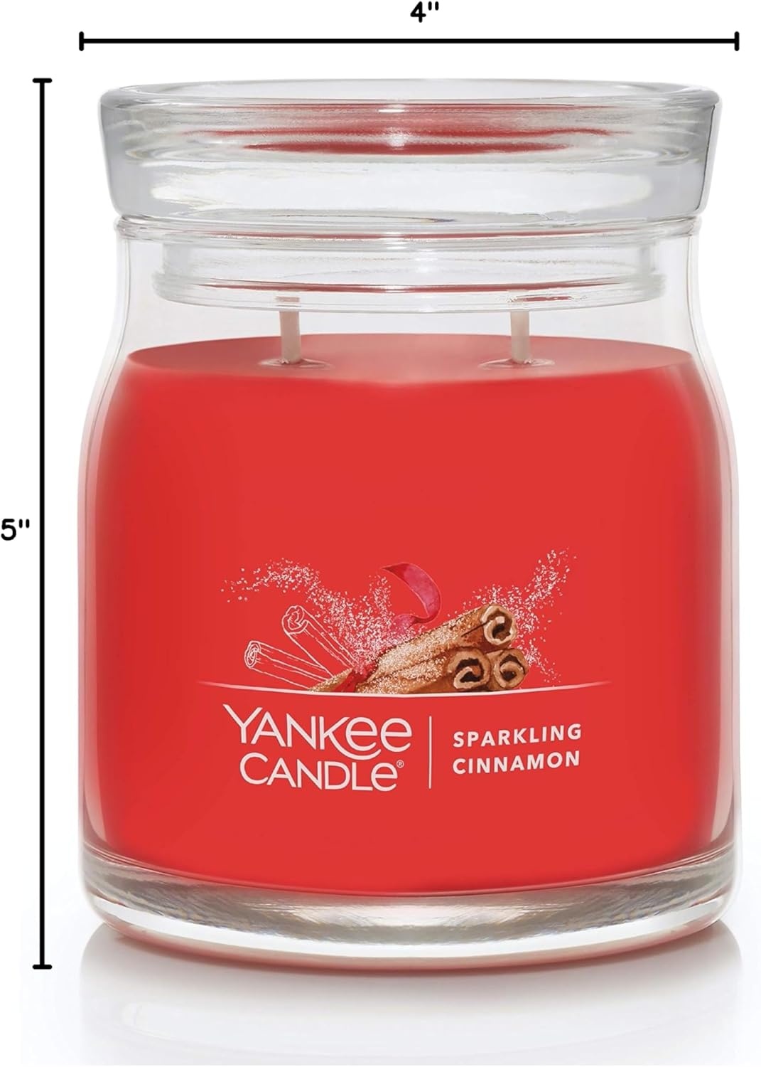image:imageYankee Candle Sparkling Cinnamon Scented Classic 22oz Large Jar Single Wick Candle Over 110 Hours of Burn TimeSparkling Cinnamon