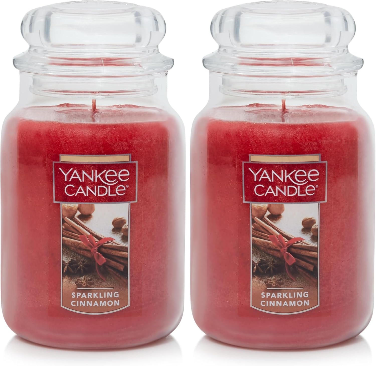image:imageYankee Candle Sparkling Cinnamon Scented Classic 22oz Large Jar Single Wick Candle Over 110 Hours of Burn TimeSparkling Cinnamon