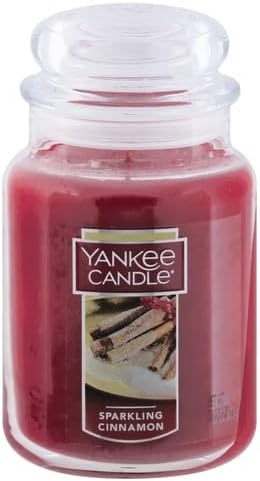 image:imageYankee Candle Sparkling Cinnamon Scented Classic 22oz Large Jar Single Wick Candle Over 110 Hours of Burn TimeSparkling Cinnamon
