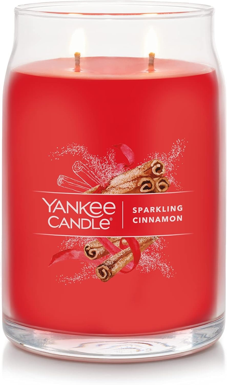 image:imageYankee Candle Sparkling Cinnamon Scented Classic 22oz Large Jar Single Wick Candle Over 110 Hours of Burn TimeSparkling Cinnamon