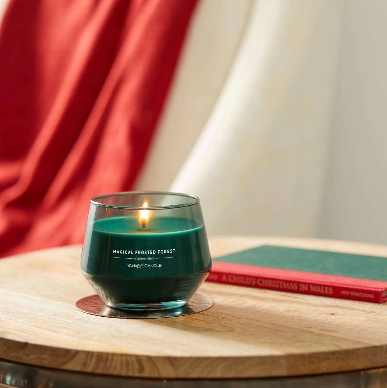 image:imageYankee Candle Studio Medium Candle Magical Frosted Forest 10 oz LongLasting EssentialOil Scented Soy Wax Blend Candle 4065 Hours of Burning Time