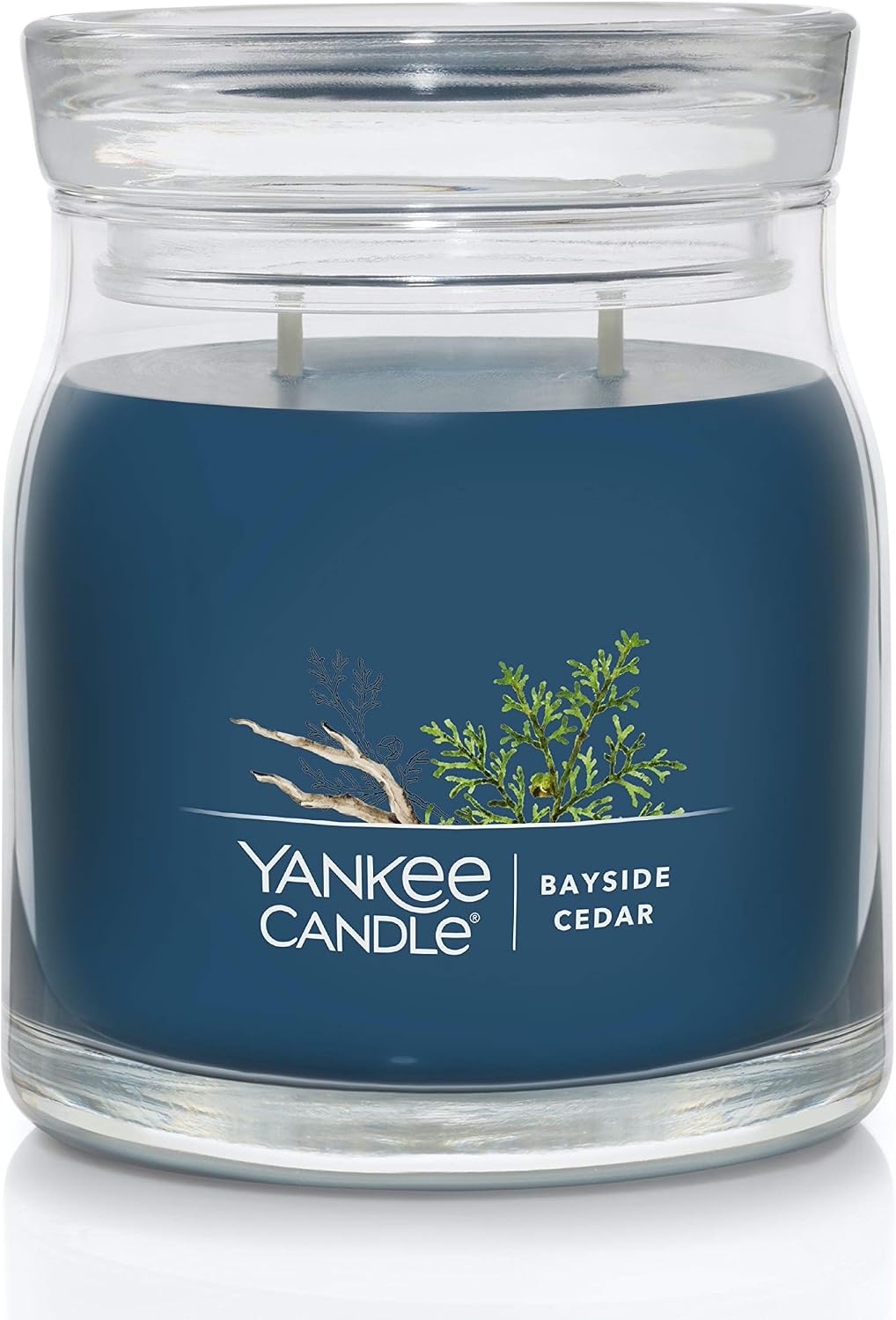 image:imageYankee Candle Studio Scented Candle Single Wick Jar Candle for Home Fragrance Premium Plant Wax Blend Long Lasting Burn Balsam amp Cedar Pack of 1Fresh