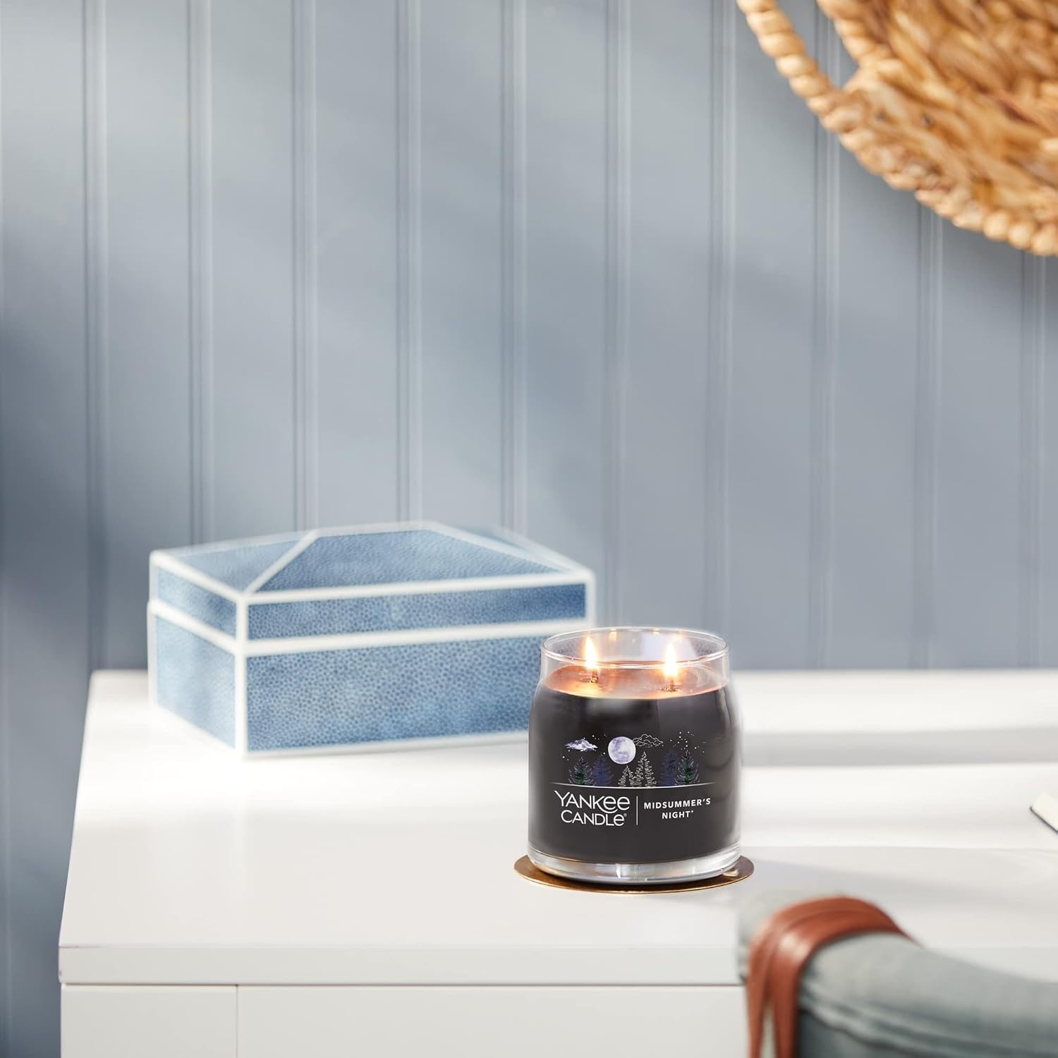 image:imageYankee Candle Studio Scented Candle Single Wick Jar Candle for Home Fragrance Premium Plant Wax Blend Long Lasting Burn Balsam amp Cedar Pack of 1Fresh