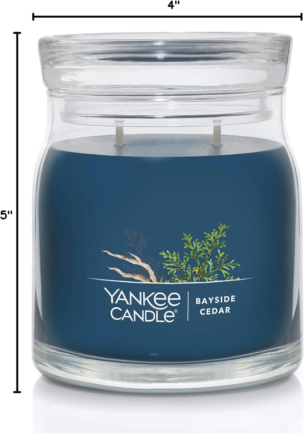 image:imageYankee Candle Studio Scented Candle Single Wick Jar Candle for Home Fragrance Premium Plant Wax Blend Long Lasting Burn Balsam amp Cedar Pack of 1Fresh