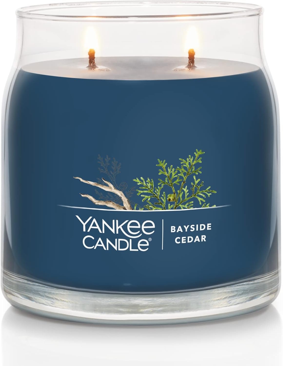 image:imageYankee Candle Studio Scented Candle Single Wick Jar Candle for Home Fragrance Premium Plant Wax Blend Long Lasting Burn Balsam amp Cedar Pack of 1Fresh