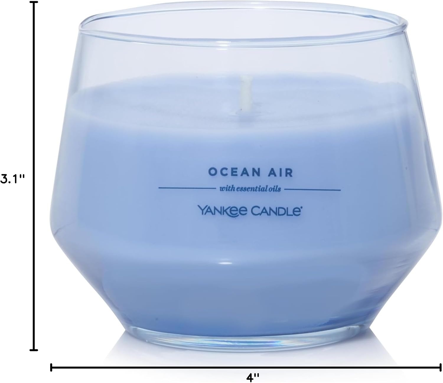 image:imageYankee Candle Studio Scented Candle Single Wick Jar Candle for Home Fragrance Premium Plant Wax Blend Long Lasting Burn Balsam amp Cedar Pack of 1Ocean Air