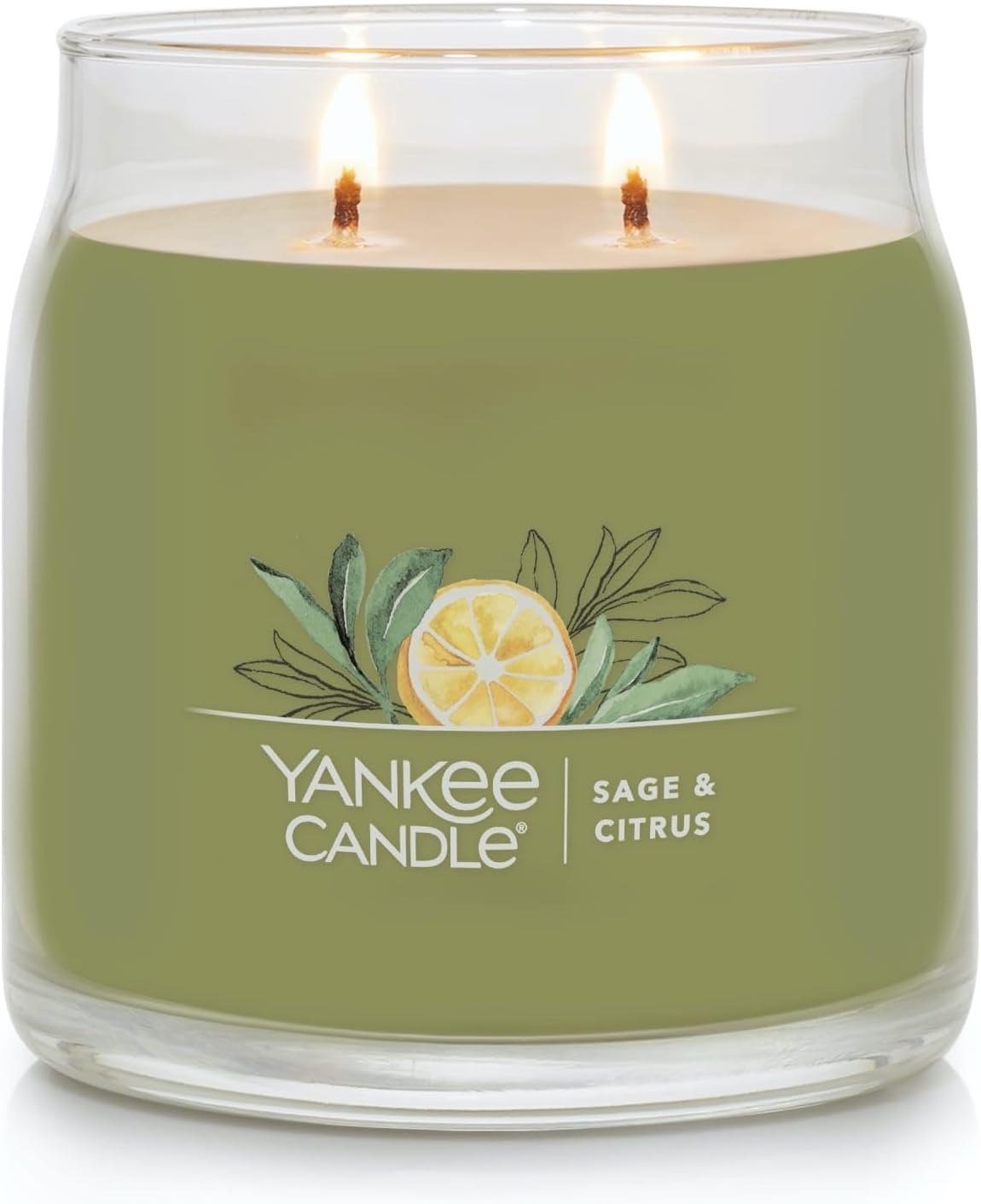 image:imageYankee Candle Studio Scented Candle Single Wick Jar Candle for Home Fragrance Premium Plant Wax Blend Long Lasting Burn Balsam amp Cedar Pack of 1Sage Citrus