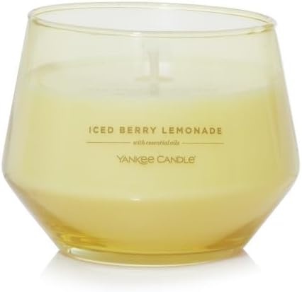 image:imageYankee Candle Studio Scented Candle Single Wick Jar Candle for Home Fragrance Premium Plant Wax Blend Long Lasting Burn Iced Berry Lemonade Pack of 1Iced Berry Lemonade