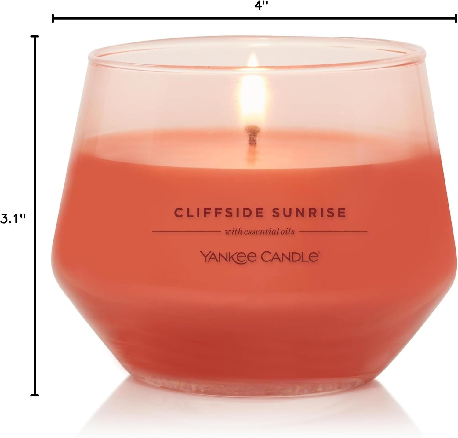 image:imageYankee Candle Studio Scented Candle Single Wick Jar Candle for Home Fragrance Premium Plant Wax Blend Long Lasting Burn Iced Berry Lemonade Pack of 1Light Pink
