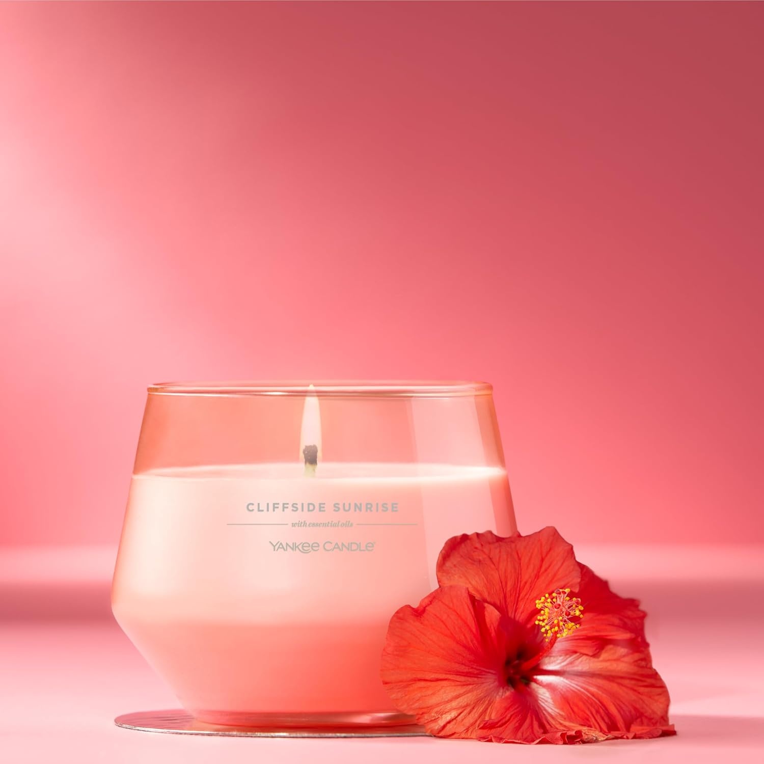 image:imageYankee Candle Studio Scented Candle Single Wick Jar Candle for Home Fragrance Premium Plant Wax Blend Long Lasting Burn Iced Berry Lemonade Pack of 1Light Pink