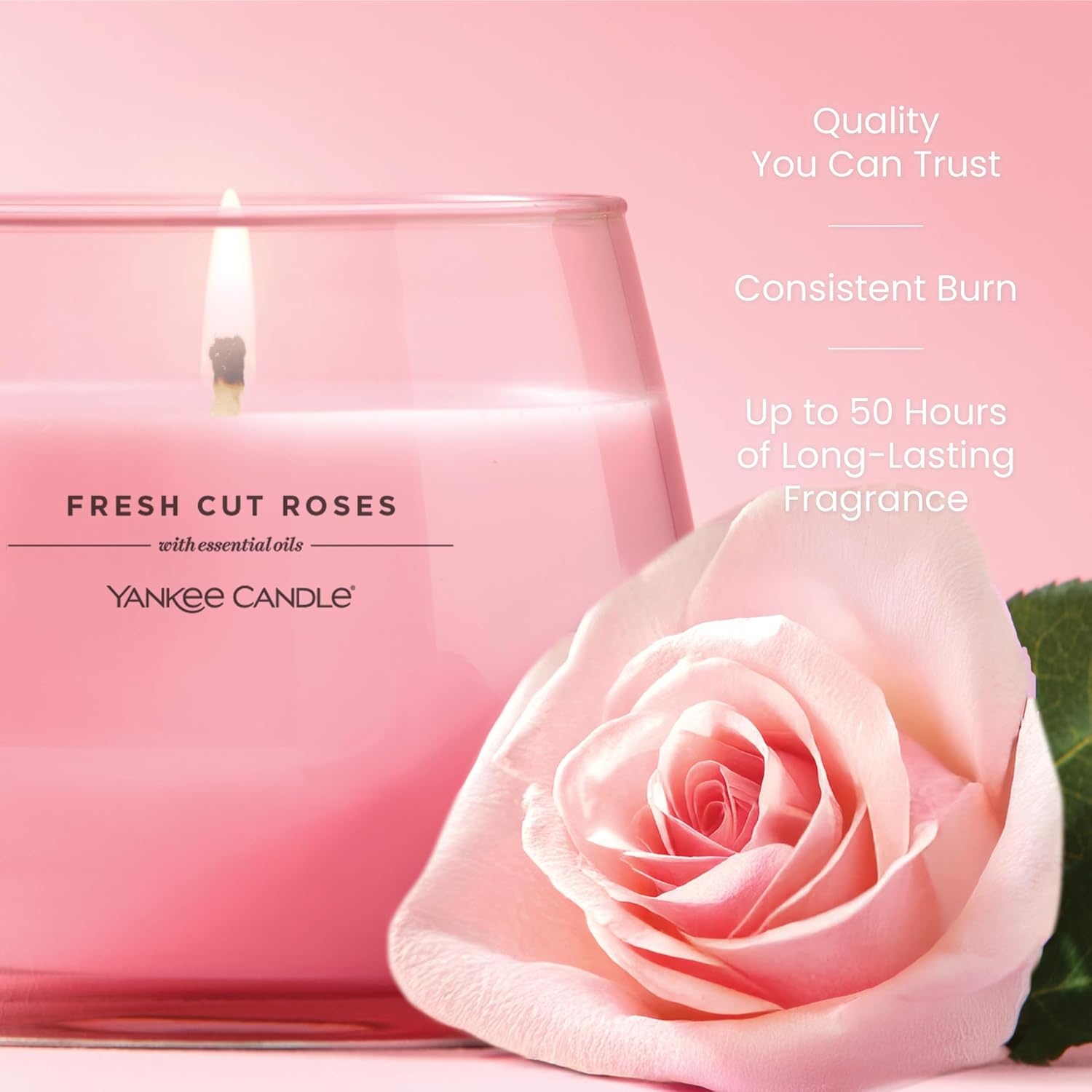 image:imageYankee Candle Studio Scented Candle Single Wick Jar Candle for Home Fragrance Premium Plant Wax Blend Long Lasting Burn Warm Luxe Cashmere Pack of 1Floral