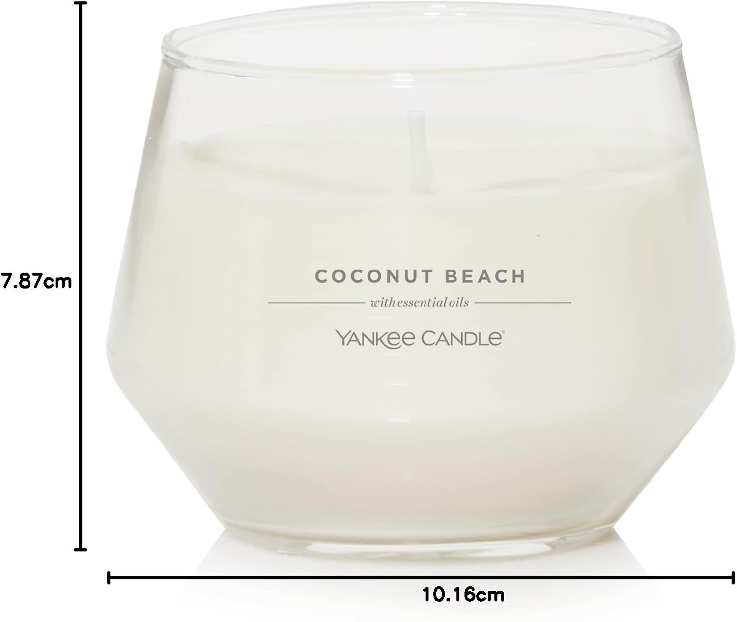 image:imageYankee Candle Studio Scented Candle with up to 50 Hour Burn Time Premium Plant Wax Blend for Consistent Burn 10 oz Jar Candle with Room Filling Fragrance Coconut Beach Pack of 1Studio Medium Jar