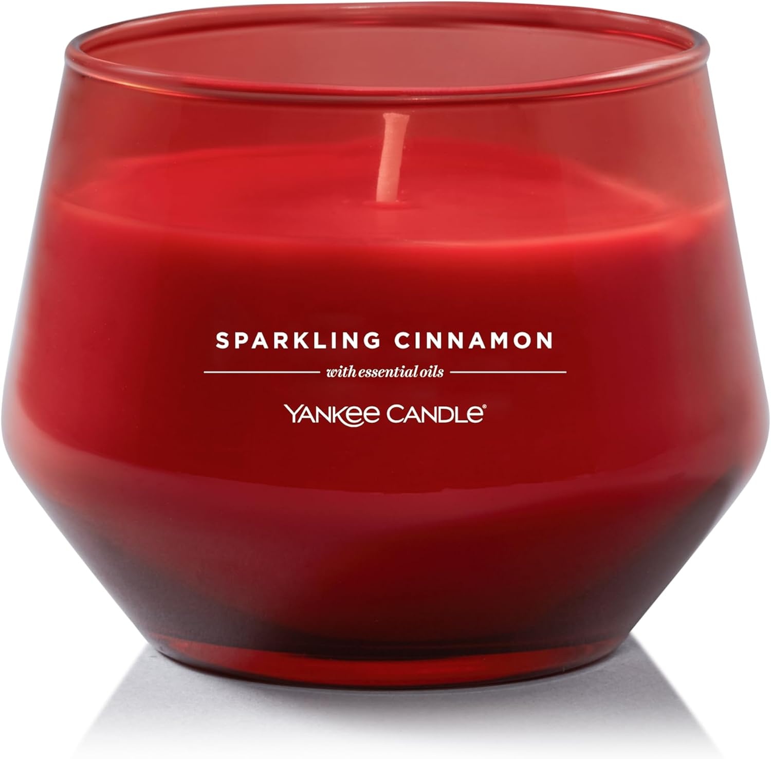 image:imageYankee Candle Studio Scented Candle with up to 50 Hour Burn Time Premium Plant Wax Blend for Consistent Burn 10 oz Jar Candle with Room Filling Fragrance Red Apple Wreath Pack of 1Sparkling Cinnamon