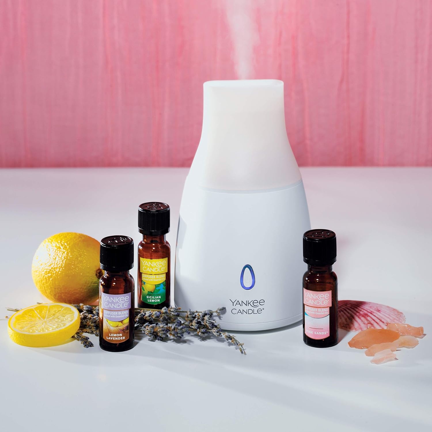 image:imageYankee Candle Ultrasonic Aroma Diffuser Essential Oil Diffuser with 10 Color Lights Great for Aroma Therapy Up to 4 Hours of Continuous Mist05 Fl Oz Pack of 1