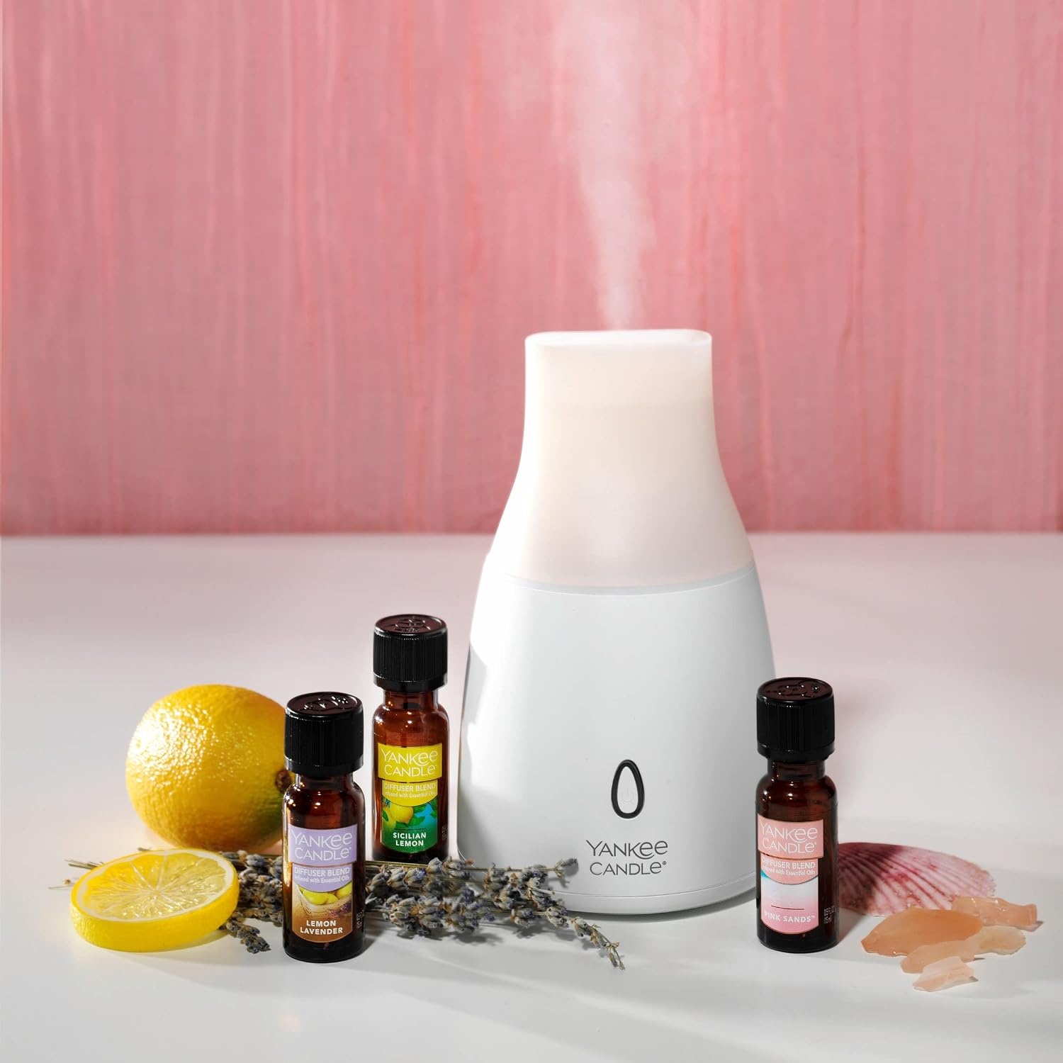 image:imageYankee Candle Ultrasonic Aroma Diffuser Essential Oil Diffuser with 10 Color Lights Great for Aroma Therapy Up to 4 Hours of Continuous Mist05 Fl Oz Pack of 1