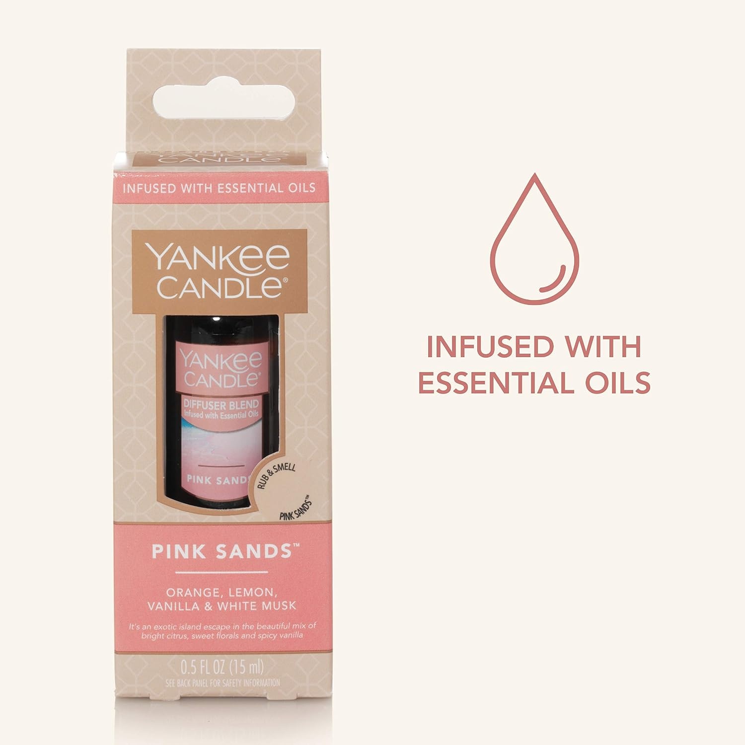 image:imageYankee Candle Ultrasonic Aroma Diffuser Essential Oil Diffuser with 10 Color Lights Great for Aroma Therapy Up to 4 Hours of Continuous Mist05 Fl Oz Pack of 1