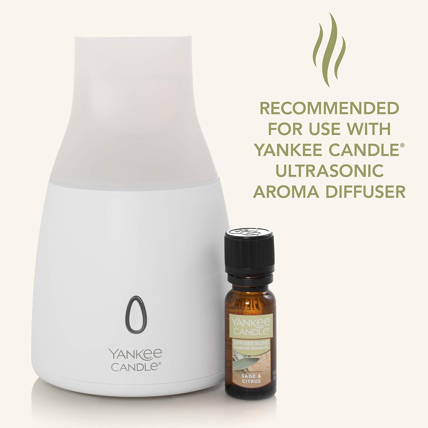 image:imageYankee Candle Ultrasonic Aroma Diffuser Essential Oil Diffuser with 10 Color Lights Great for Aroma Therapy Up to 4 Hours of Continuous Mist05 Fl Oz Pack of 1