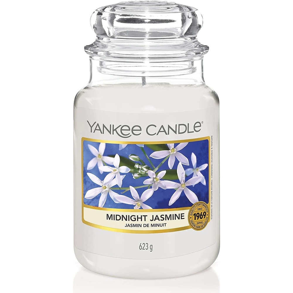 image:imageYankee Candle Black Cherry Scented Classic 22oz Large Jar Single Wick Candle Over 110 Hours of Burn Time Ideal for Home Dcor and GiftingMidnight Jasmine