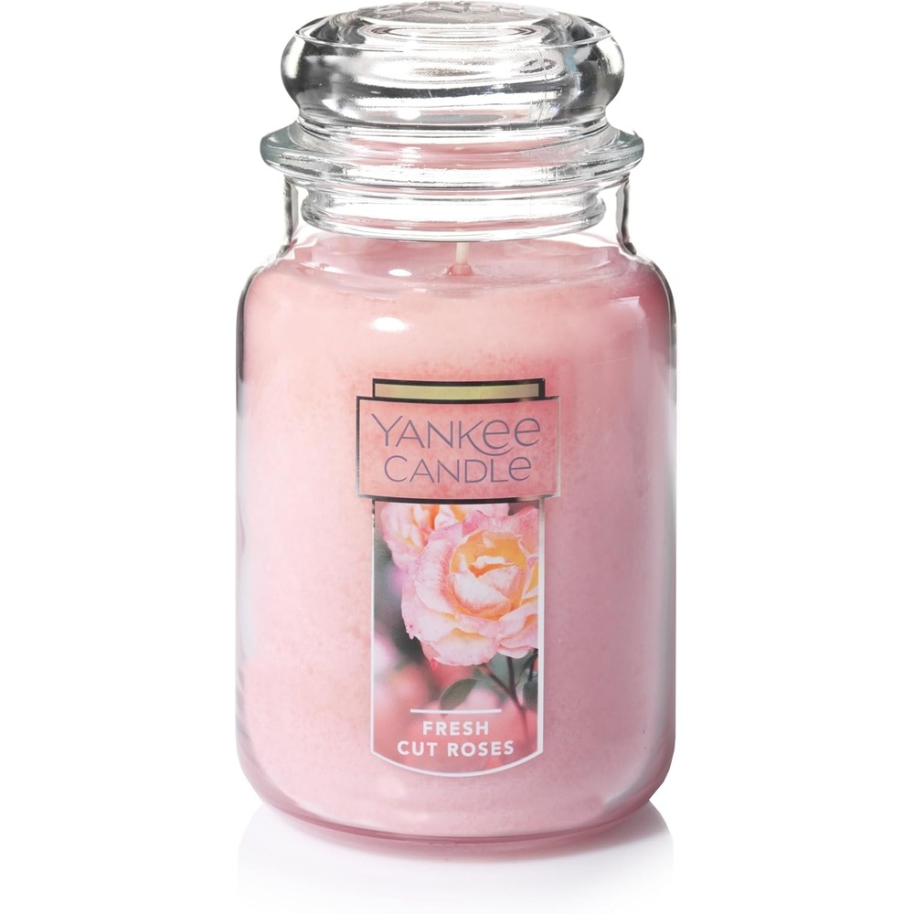 image:imageYankee Candle Black Cherry Scented Classic 22oz Large Jar Single Wick Candle Over 110 Hours of Burn Time Ideal for Home Dcor and GiftingPink