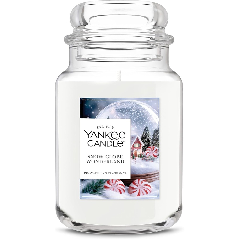 image:imageYankee Candle Christmas Cookie Scented Candle 22oz Large Jar with up to 150 Hour Burn Time GiftableSnow Globe Wonderland
