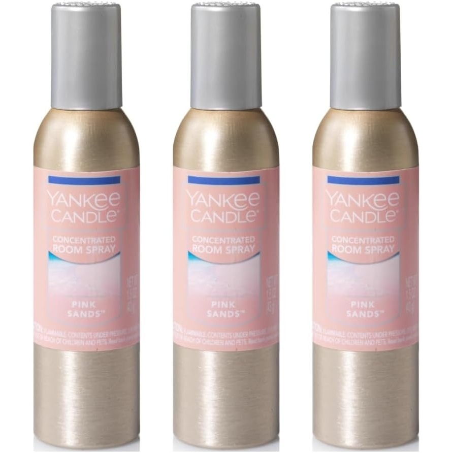 image:imageYankee Candle Concentrated Room Spray Air Freshener Instant Home Fragrance Odor Eliminating Spray Iced Berry Lemonade Pack of 3Pink Sands