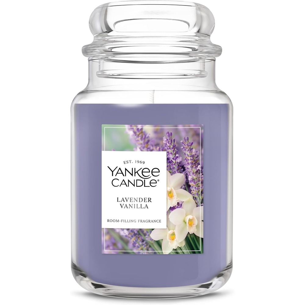 image:imageYankee Candle Dried Lavender amp Oak Scented Candle 22oz Large Jar with up to 150 Hour Burn Time Giftable BirthdaysLavender Vanilla