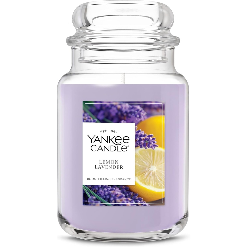 image:imageYankee Candle Dried Lavender amp Oak Scented Candle 22oz Large Jar with up to 150 Hour Burn Time Giftable BirthdaysLemon Lavender