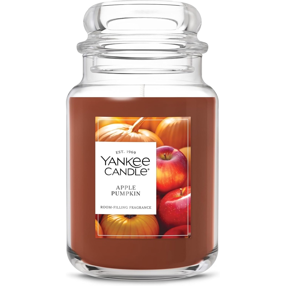 image:imageYankee Candle Home Sweet Home Scented Candle 22oz Large Jar Up to 150 Hour Burn Time GiftableApple Pumpkin