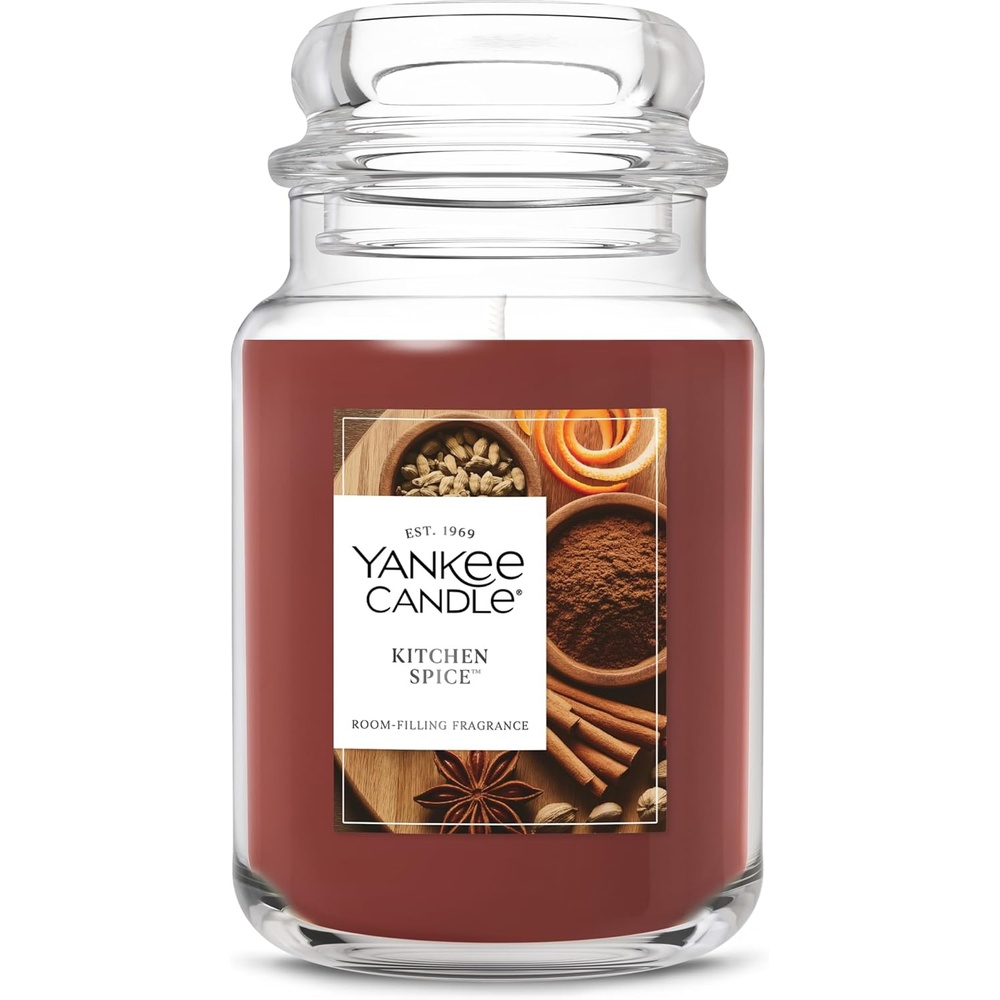 image:imageYankee Candle Home Sweet Home Scented Candle 22oz Large Jar Up to 150 Hour Burn Time GiftableKitchen Spice