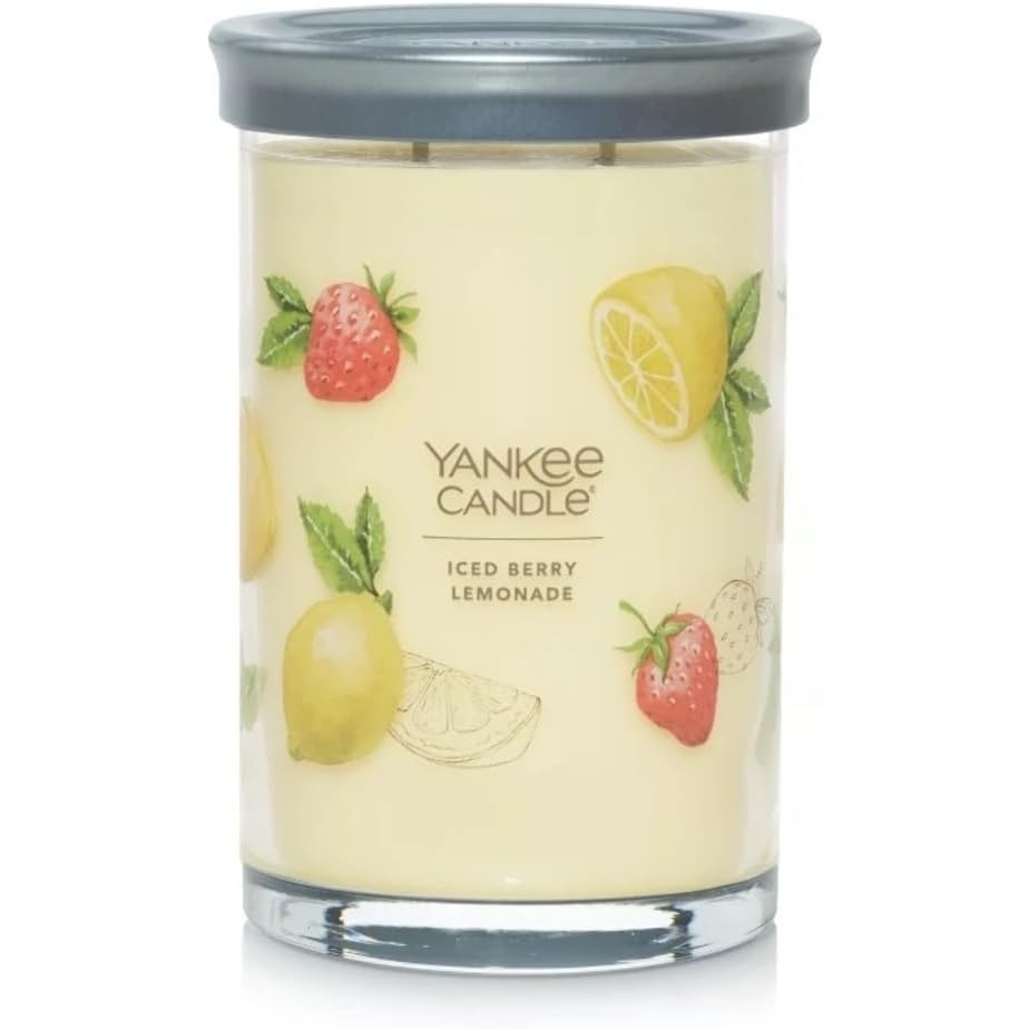 image:imageYankee Candle Iced Berry Lemonade Scented Candle 20oz Classic 2Wick Tumbler with up to 80 Hour Burn TimeIced Berry Lemonade