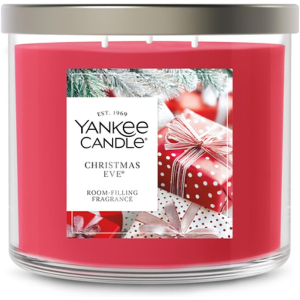 image:imageYankee Candle Large Tumbler Scented Candle with up to 80 Hour Burn Time Premium Plant Wax Blend for Consistent Burn 20 oz Tumbler Candle with Room Filling Fragrance Balsam amp CedarChristmas Eve