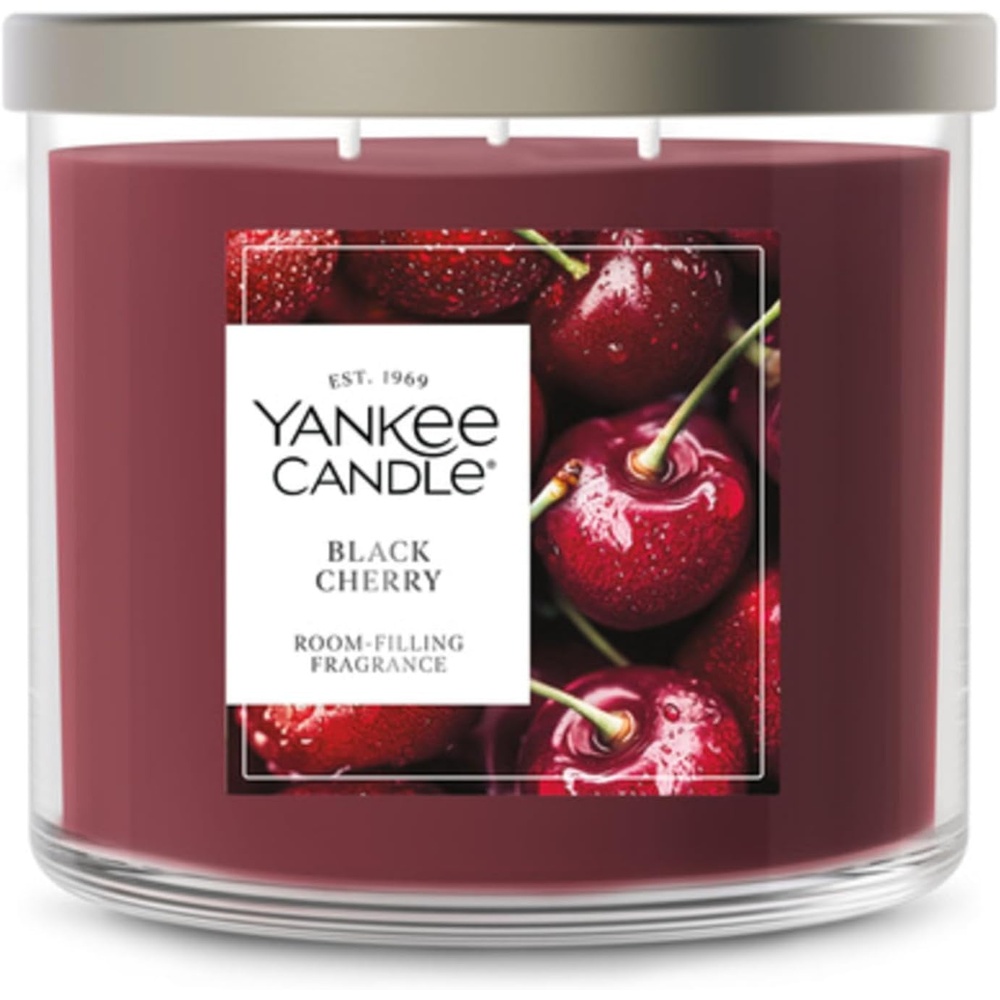image:imageYankee Candle Large Tumbler Scented Candle with up to 80 Hour Burn Time Premium Plant Wax Blend for Consistent Burn 20 oz Tumbler Candle with Room Filling Fragrance Tangerine amp VanillaBlack Cherry