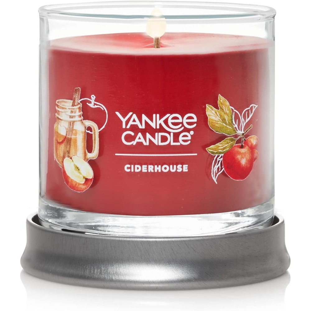 image:imageYankee Candle Large Tumbler Scented Candle with up to 80 Hour Burn Time Premium Plant Wax Blend for Consistent Burn 20 oz Tumbler Candle with Room Filling Fragrance Sugared Cinnamon AppleCiderhouse
