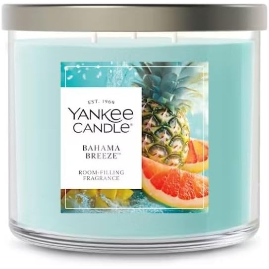 image:imageYankee Candle Large Tumbler Scented Candle with up to 80 Hour Burn Time Premium Plant Wax Blend for Consistent Burn 20 oz Tumbler Candle with Room Filling Fragrance Tangerine amp VanillaBahama Breeze