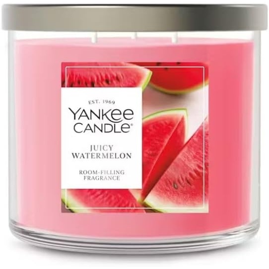 image:imageYankee Candle Large Tumbler Scented Candle with up to 80 Hour Burn Time Premium Plant Wax Blend for Consistent Burn 20 oz Tumbler Candle with Room Filling Fragrance Tangerine amp VanillaJuicy Watermelon