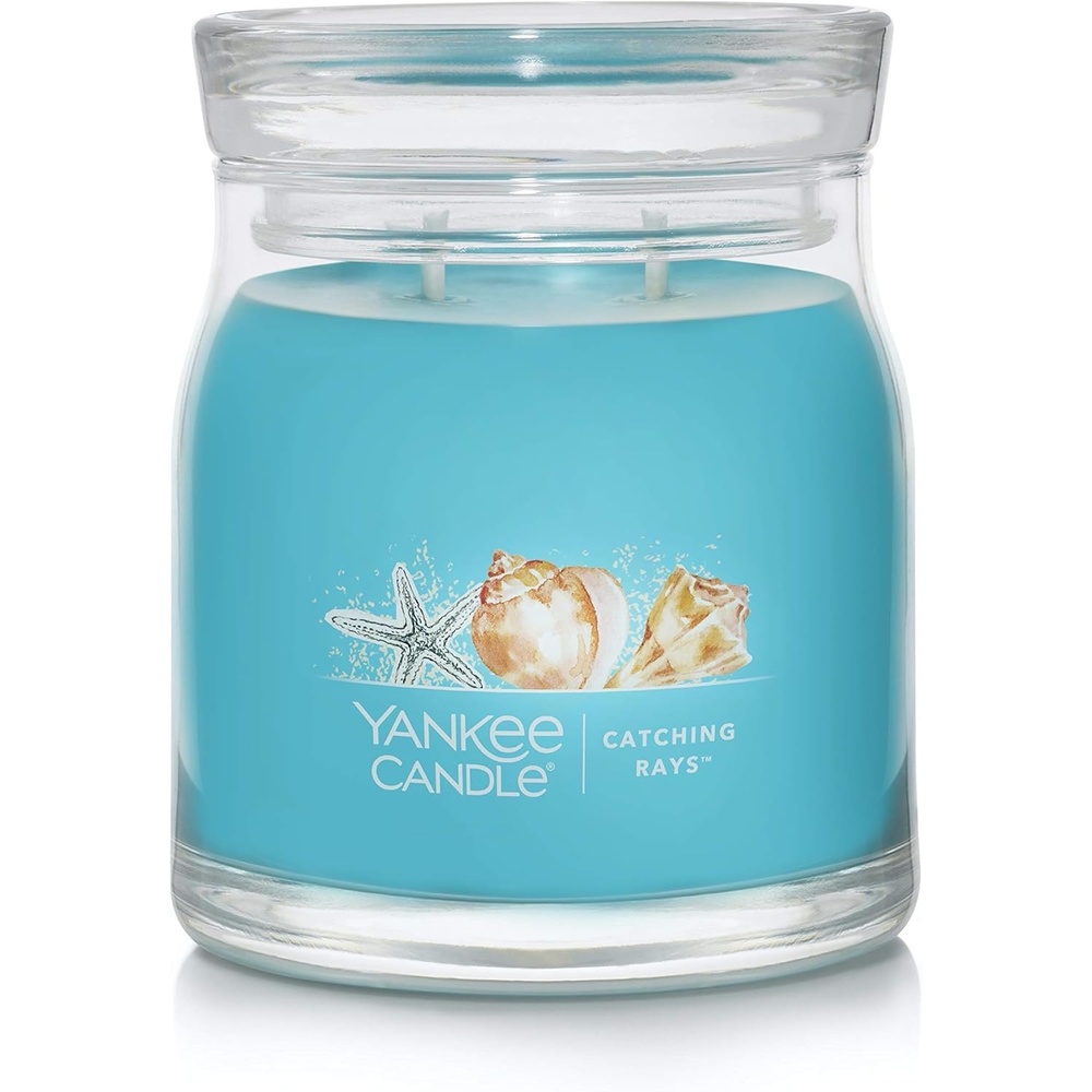 image:imageYankee Candle Mediterranean Breeze Scented Classic 22oz Large Jar Single Wick Candle Over 110 Hours of Burn Time ParaffinGrade WaxCatching Rays