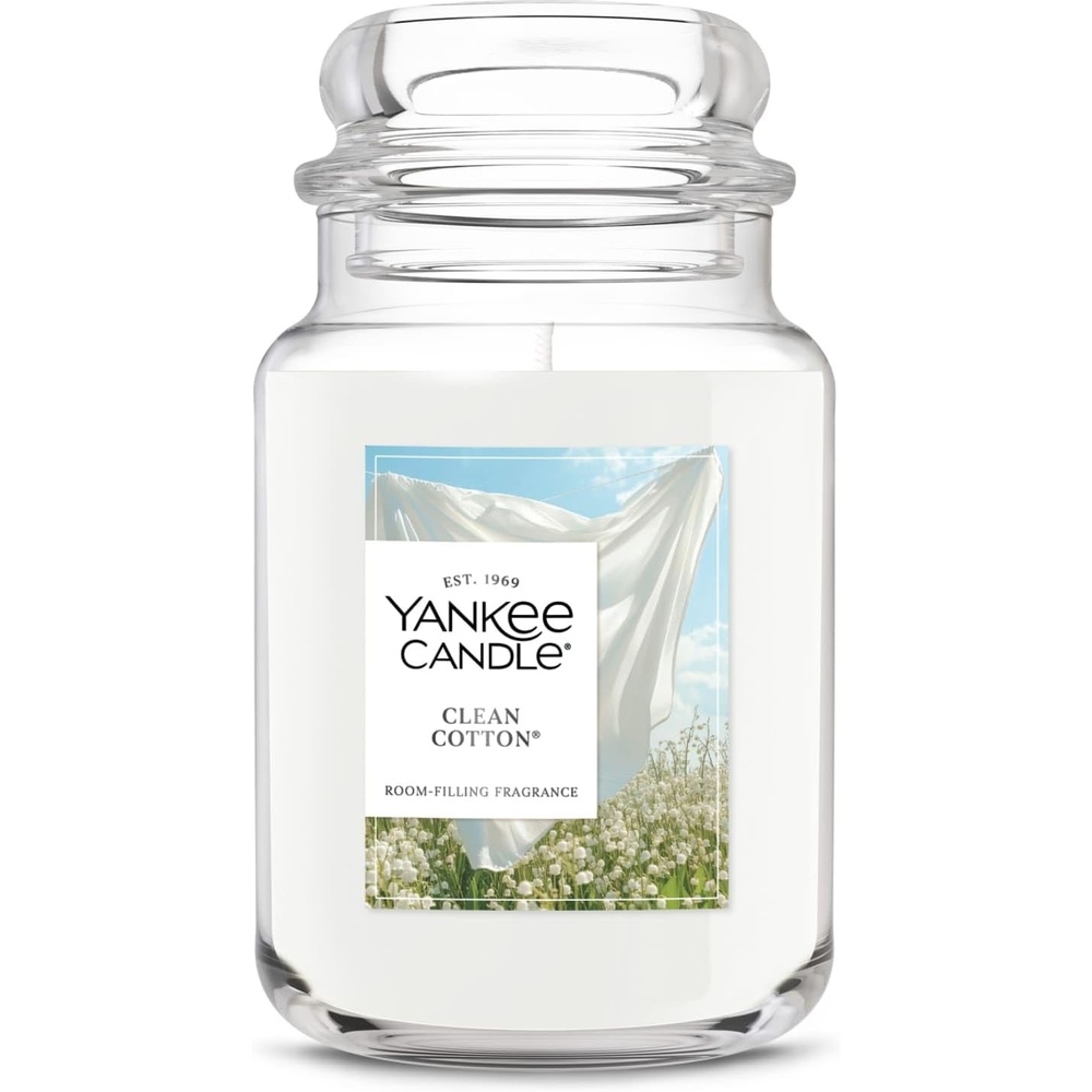 image:imageYankee Candle Ocean Air Scented Candle 22oz Large Jar with up to 150 Hour Burn Time GiftableClean Cotton