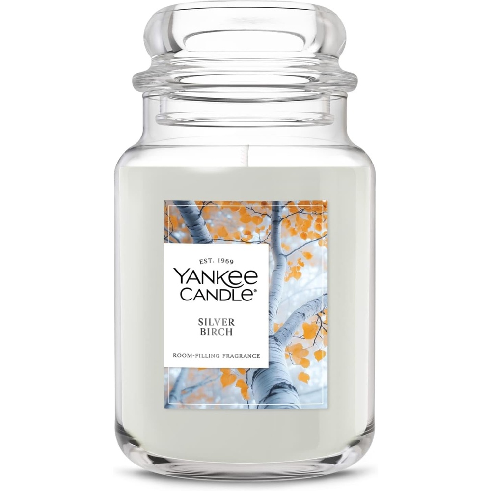 image:imageYankee Candle Ocean Air Scented Candle 22oz Large Jar with up to 150 Hour Burn Time GiftableSilver Birch
