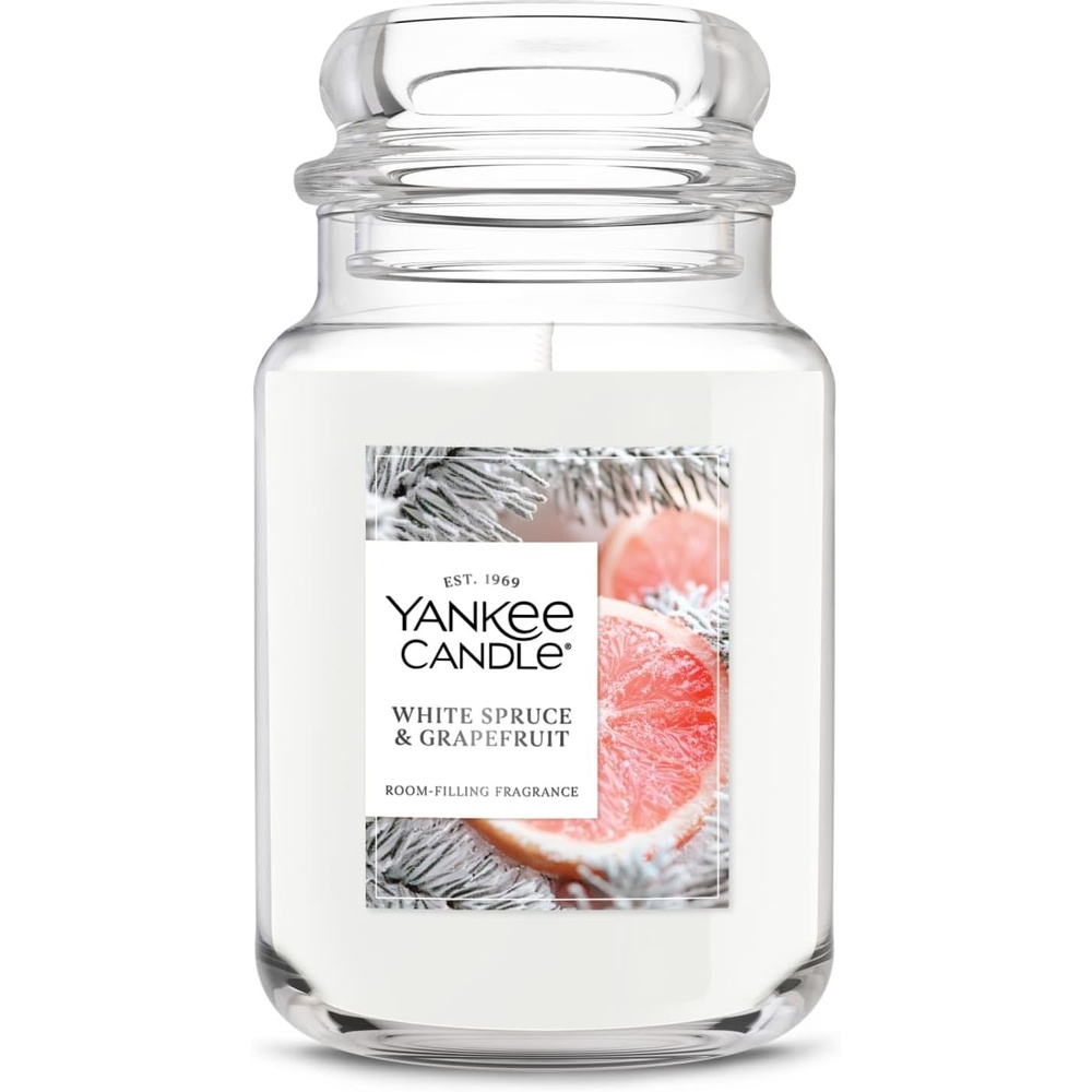image:imageYankee Candle Ocean Air Scented Candle 22oz Large Jar with up to 150 Hour Burn Time GiftableWhite Spruce Grapefruit