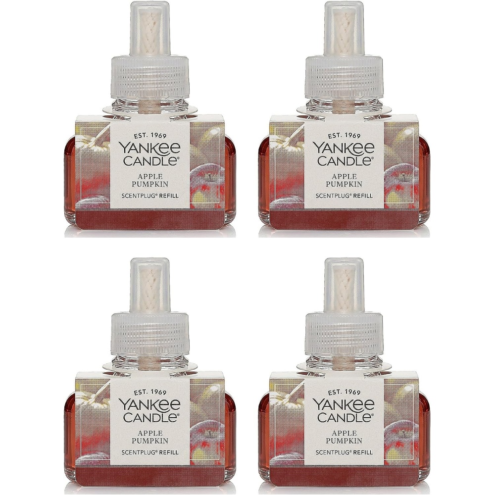image:imageYankee Candle ScentPlug Refill for Plug in Air Fresheners Scented Oil Refills Long Lasting Home Fragrance Apple Pumpkin Pack of 4Apple Pumpkin
