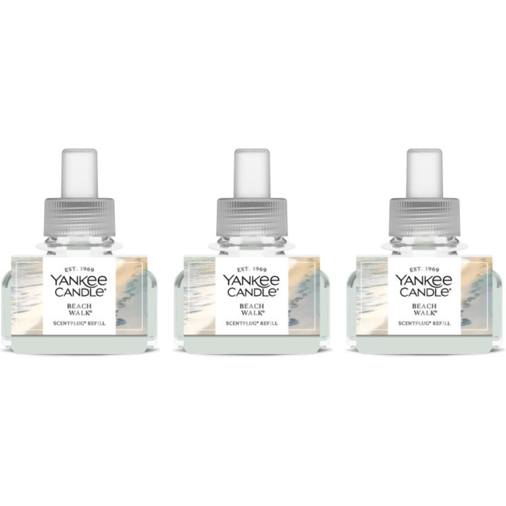 image:imageYankee Candle ScentPlug Refill for Plug in Air Fresheners Scented Oil Refills Long Lasting Home Fragrance Apple Pumpkin Pack of 4Beach Walk