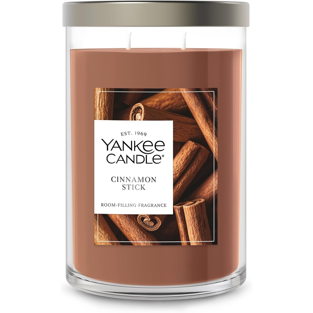 image:imageYankee Candle Signature Large Tumbler Candle Cinnamon Stick Scented Candle 20 oz 2Wick Premium Plant Wax Blend Over 60 Hours Burn TimeCinnamon Stick