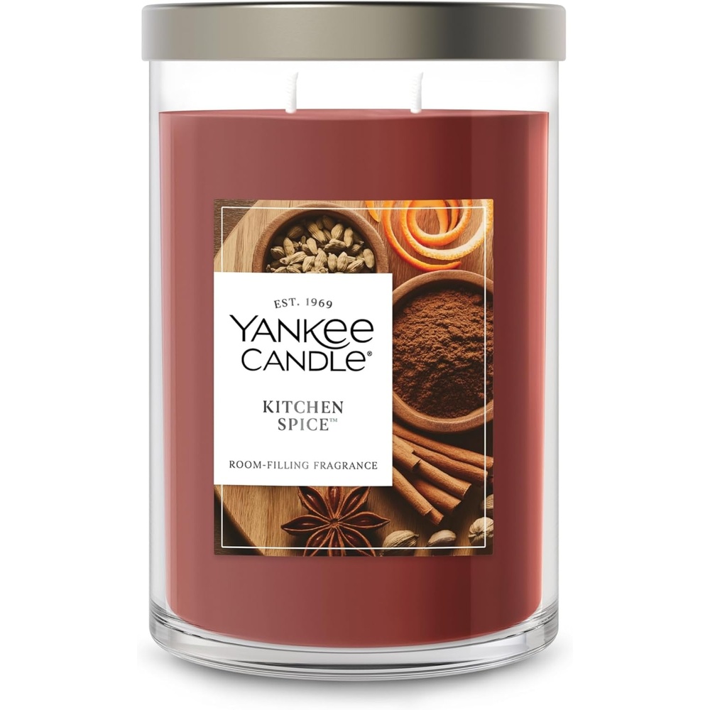 image:imageYankee Candle Signature Large Tumbler Candle Cinnamon Stick Scented Candle 20 oz 2Wick Premium Plant Wax Blend Over 60 Hours Burn TimeKitchen Spice