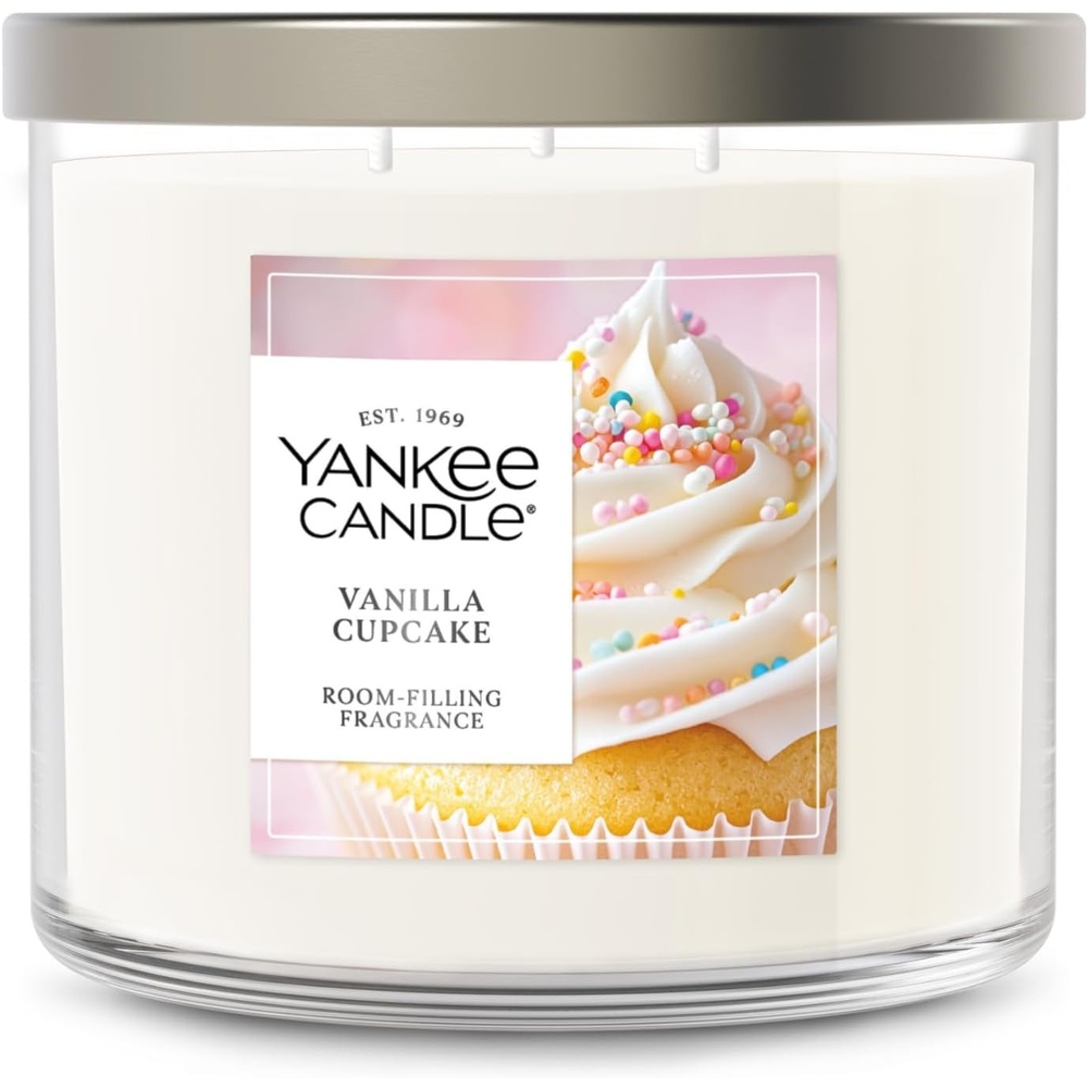 image:imageYankee Candle Signature Large Tumbler Candle Cinnamon Stick Scented Candle 20 oz 2Wick Premium Plant Wax Blend Over 60 Hours Burn TimeVanilla Cupcake