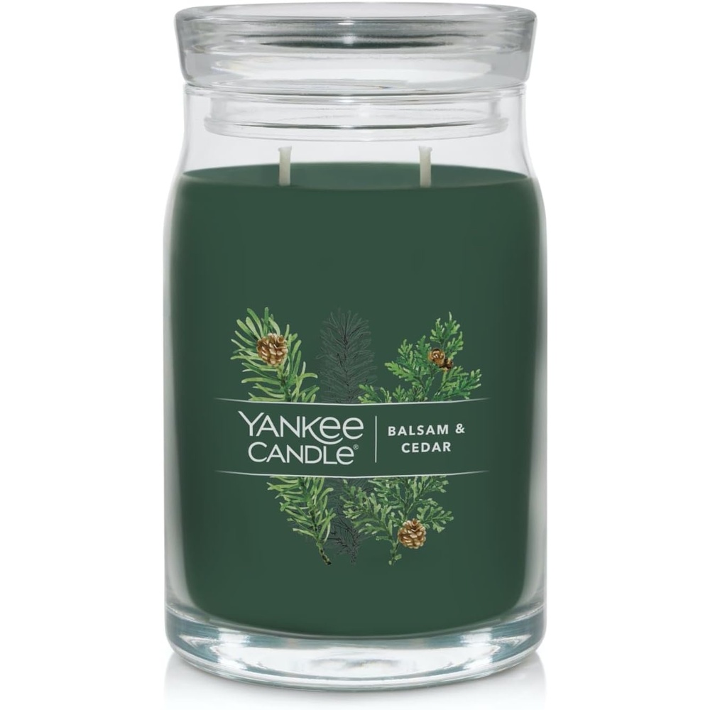 image:imageYankee Candle Silver Sage amp Pine Scented Candle 20oz Classic 2Wick Tumbler with up to 80 Hour Burn TimeBalsam Cedar