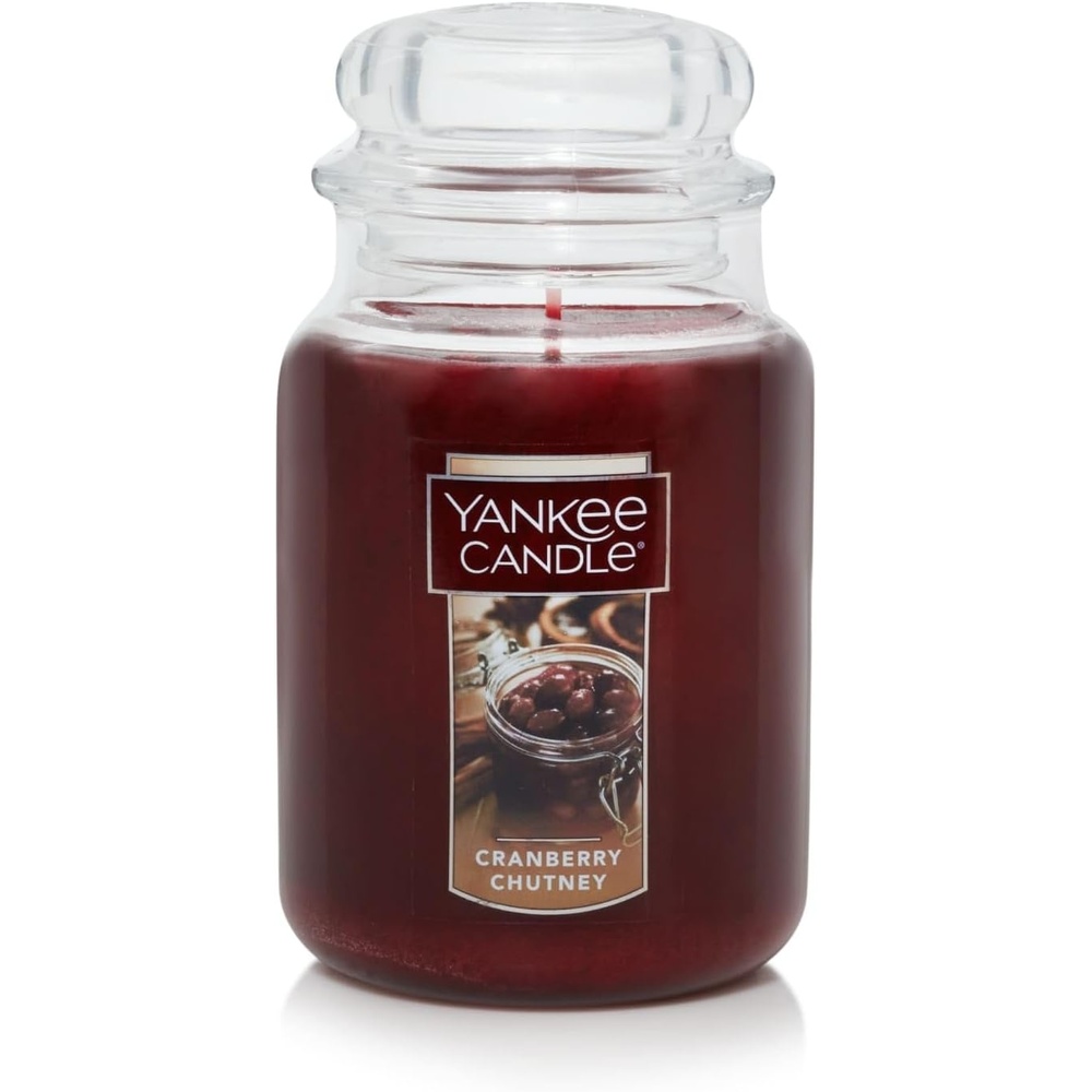 image:imageYankee Candle Sparkling Cinnamon Scented Classic 22oz Large Jar Single Wick Candle Over 110 Hours of Burn TimeCranberry Chutney